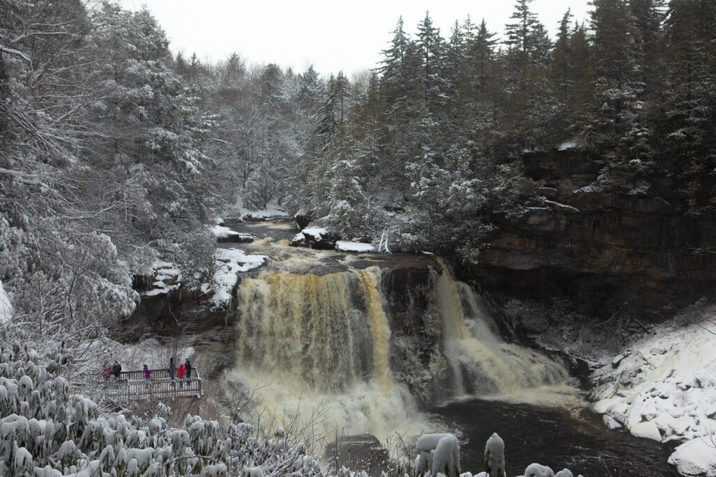Blackwater Falls in Winter